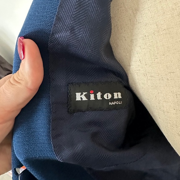 NWT Kiton Napoli Navy Blue Women’s Blazer - Picture 2 of 4